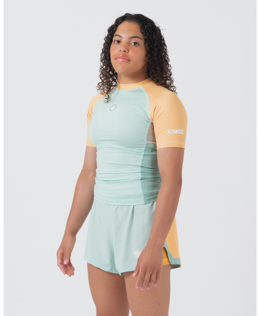 Terra Damski Rashguard - Zielony Edition