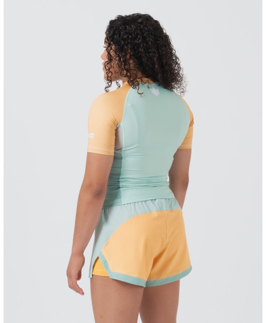 Terra Damski Rashguard - Zielony Edition