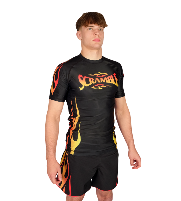 1998 Fire Rashguard – Czarny