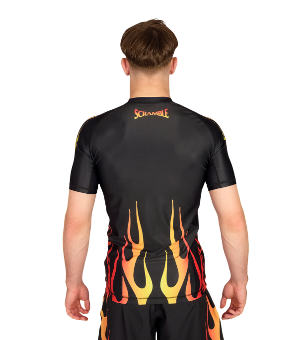 1998 Fire Rashguard – Czarny