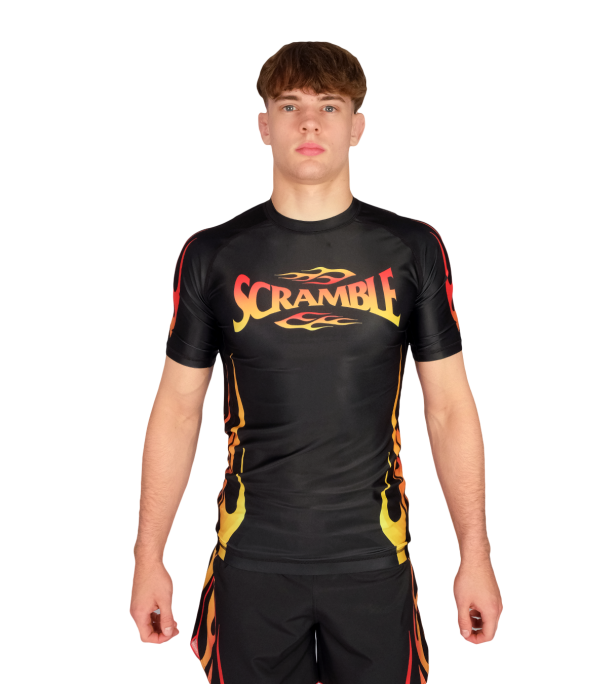 1998 Fire Rashguard – Czarny