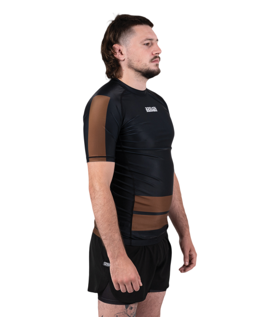 Ranked Rashguard – Brown