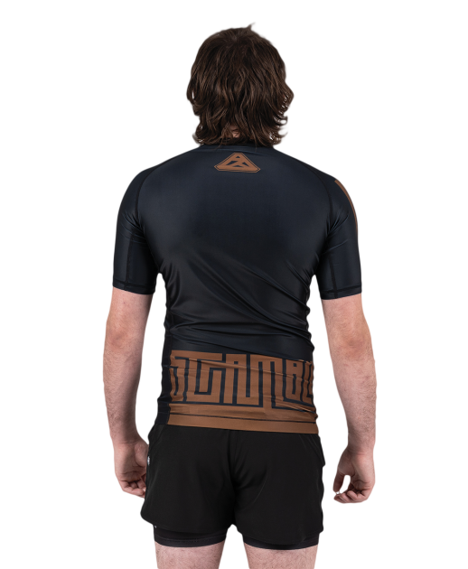 Ranked Rashguard – Brown
