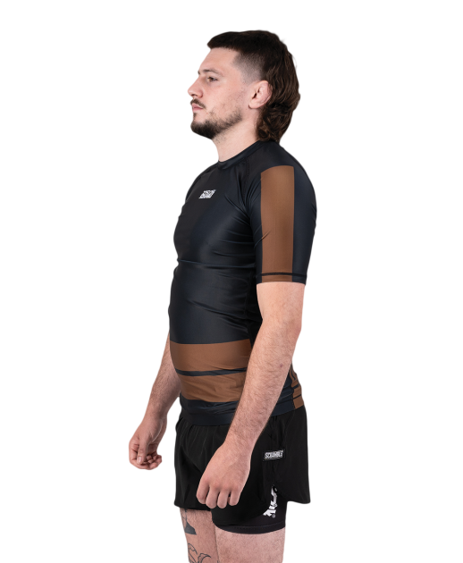 Ranked Rashguard – Brown