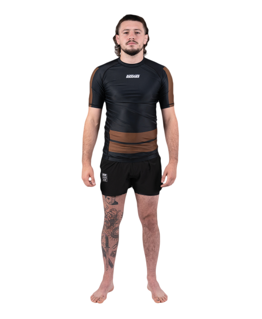 Ranked Rashguard – Brown