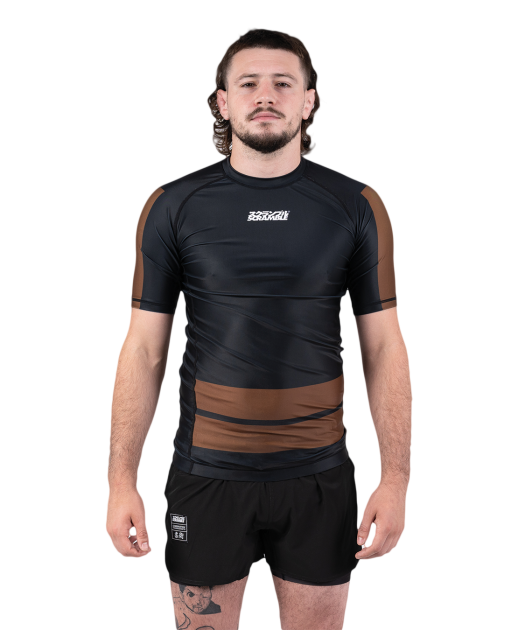 Ranked Rashguard – Brown