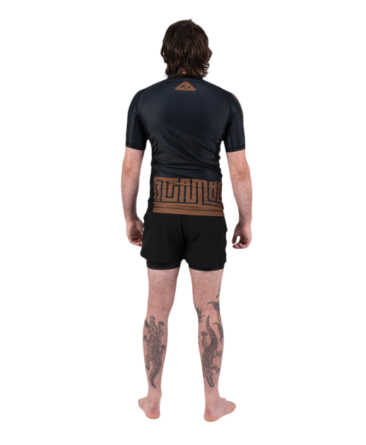 Ranked Rashguard – Brown