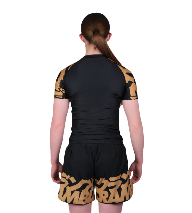 Baka Rashguard Kids – Black/Gold