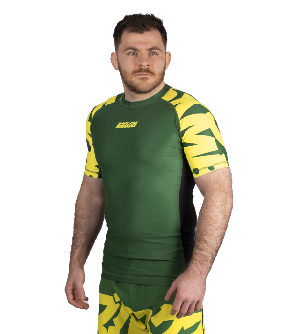 Baka Rashguard – Zielony & Yellow