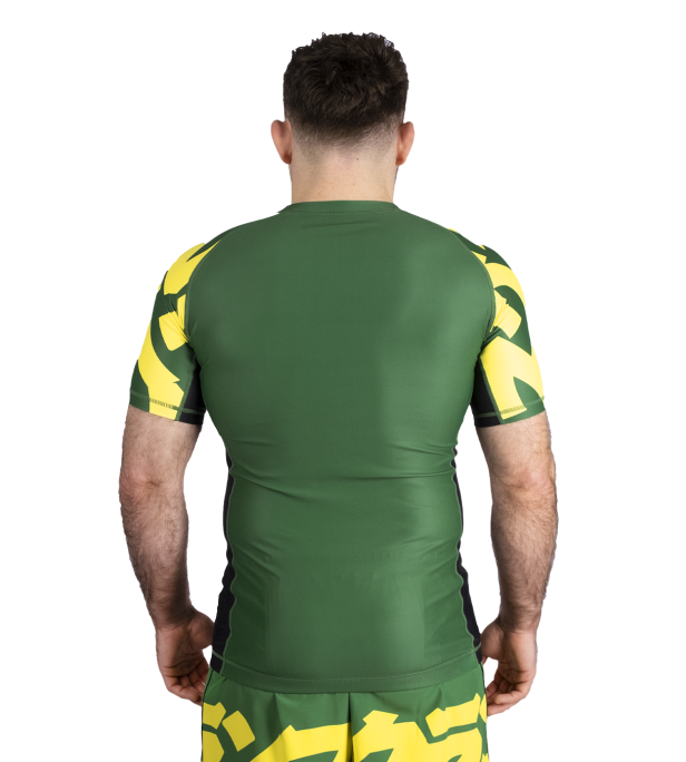 Baka Rashguard – Zielony & Yellow
