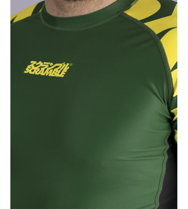 Baka Rashguard – Zielony & Yellow