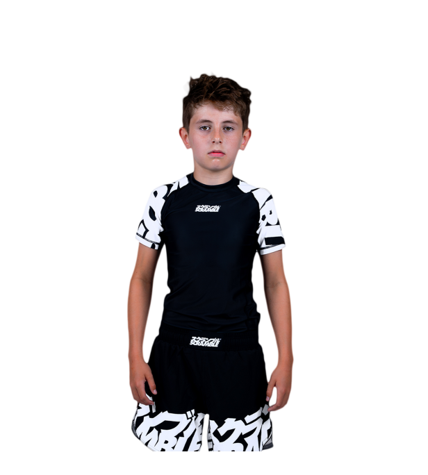 Baka Rashguard Dziecięcy – Czarny