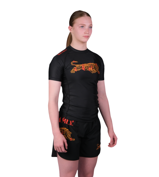 Burning Tiger Rashguard – Kids