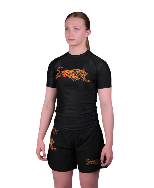 Burning Tiger Rashguard – Dziecięcy