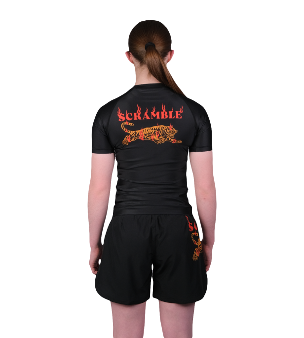 Burning Tiger Rashguard – Kids
