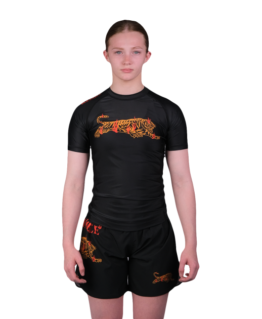 Burning Tiger Rashguard – Dziecięcy