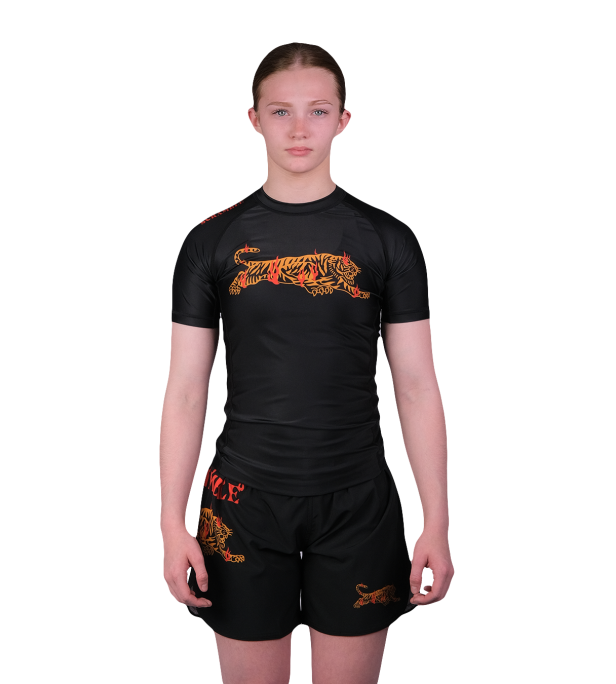 Burning Tiger Rashguard – Kids
