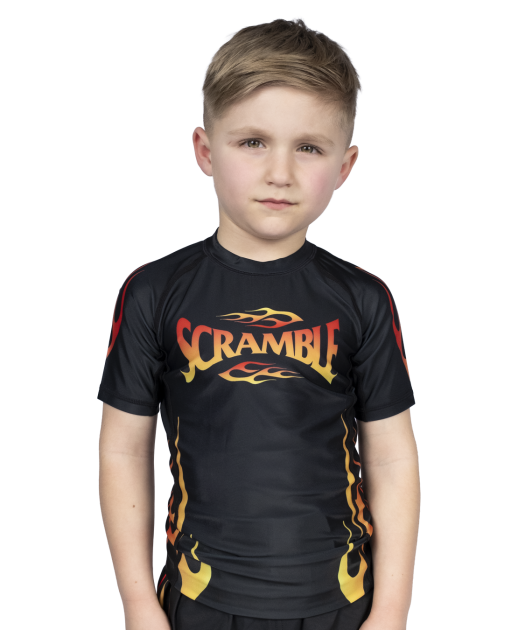 1998 Fire Rashguard Kids – Black