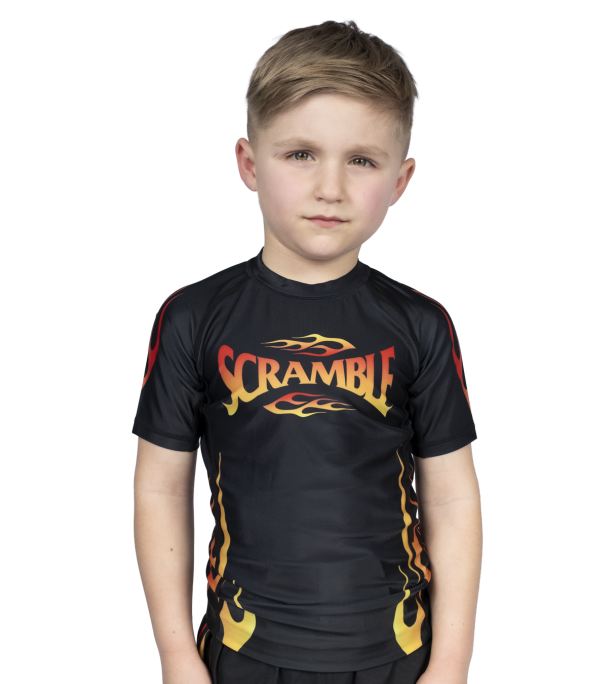 1998 Fire Rashguard Kids – Black