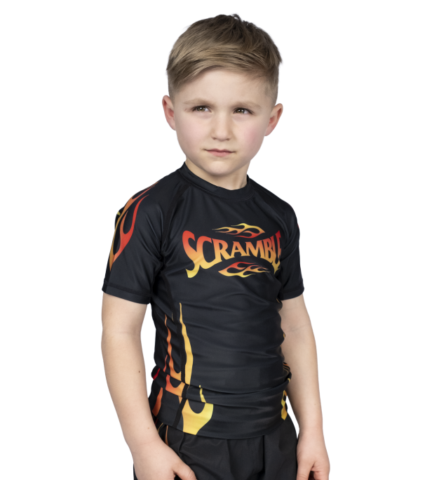 1998 Fire Rashguard Kids – Black