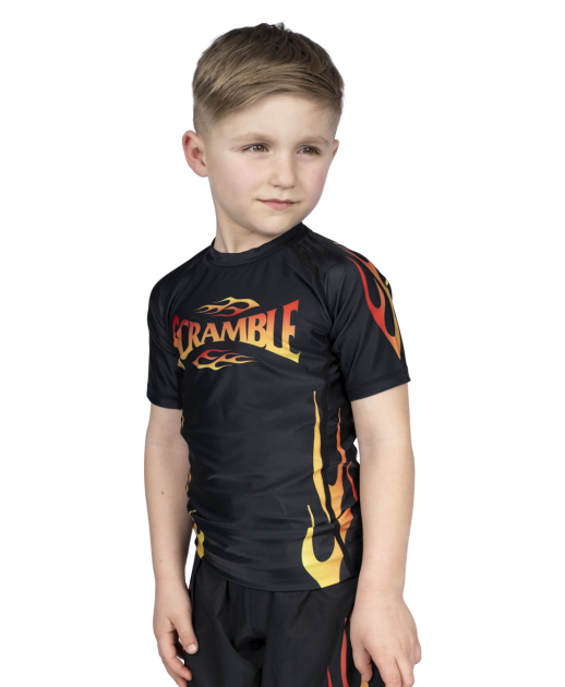 1998 Fire Rashguard Kids – Black