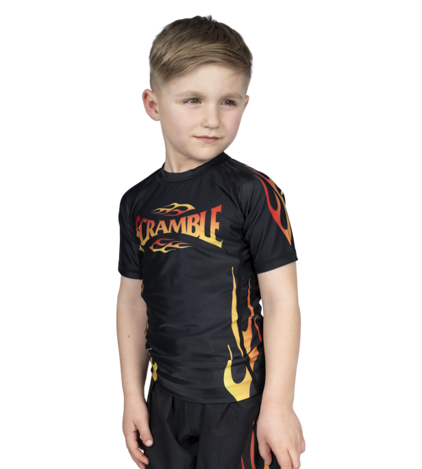 1998 Fire Rashguard Kids – Black