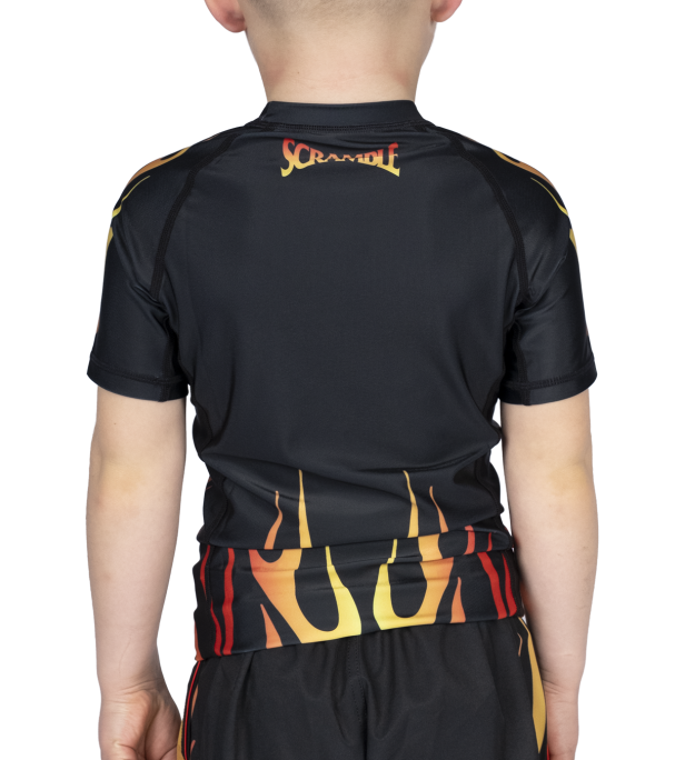 1998 Fire Rashguard Kids – Black